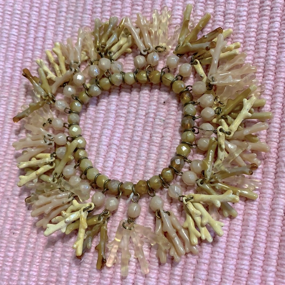Vintage beach style bead bracelet